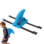 Shark Fin Swimming Aid Shark Fin for Pool Shark Fin Swim Float for Kids - Swimming Shark Fin Float Safety Swim Trainer, Wearable Training Floaties With Adjustable Belt, EVA Multi-Functional Swim Board