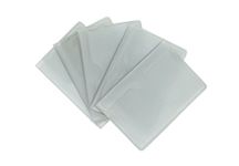 Pack of 5 Portrait Style Replacement Plastic Credit Card Insert Sleeves 5013