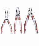 Buildskill Set of CNC Combination 8" Plier, CNC Nose 6" Plier, CNC Diagonal/Cutting 6" Plier, Complete Set of Home & Professional Use, Cut Paper, Wire, Plastic (Set of 3)