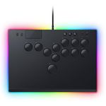 Razer Kitsune - All-Button Optical Arcade Controller for PS5 and PC (Precise Quad Movement Button Layout, Razer Low-profile Linear Optical Switches, Slim, Portable Form Factor) Black