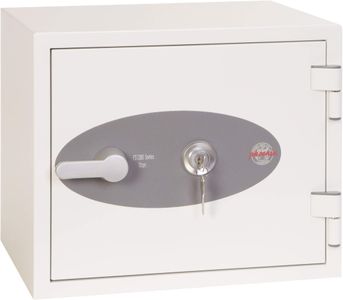 Phoenix Titan Fire & Security Safe – Key Lock, 19L, White, 28kg