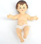 Resin Baby Jesus Figurine - Nativity Collectible Statue and Holy Faith Gifts (2.4 inch)