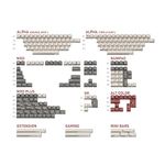 KPREPUBLIC Domikey Astronaut All in One Cherry Profile abs doubleshot keycap for mx stem keyboard 87 104 gh60 xd64 xd68 BM60 BM65 BM68 (Domikey CP Astr All in One x1)