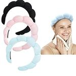 Spa headband for face wash or facia