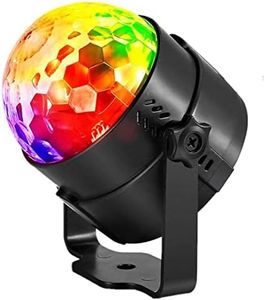 CR Lite Sound Activated Party Lights Disco Ball Party Decorations 3W RGB LED Light Show Music Activated DJ Light Australia Power Plug