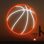 Basketball Neon Sign, 12.6×12.6 Inc