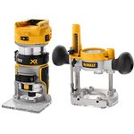 DEWALT DCW604NT-XJ Router in TSTAK Kitbox Box, 18V XR Brushless 8mm (1/4"), Bare Unit