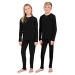 Terramar Kids & Baby Kids 2pc Set, Black, S