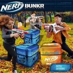 Nerf Bunkr Go Battle Set - 3 Inflatable Stackable Obstacle Cubes For Use With All Indoor & Outdoor Battle Zones Game Fields - Features 3-Way Valves, 8+ Years