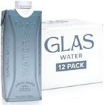 GLAS Water (12 Pack) 16.9oz 500ml Boxed Natural Spring Water | Eco-Friendly Paperboard Carton, Pure Non-BPA Drinking Water, Sustainable Alternative to Plastic Bottles