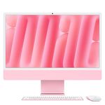 Apple iMac All-in-One Desktop Computer with M4 chip with 10-core CPU and 10-core GPU: Built for Apple Intelligence, 24-inch Retina Display, 24GB Unified Memory, 512GB SSD storage; Pink
