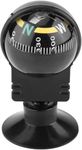 Black Dash Mount Compass Adjustable Dash Mount Compass Navigation Hiking Direction Pointing Guide Ball Car Truck Outdoor Automotive Compasses，Interior Accessories