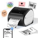 Phomemo Bluetooth Thermal Label Printer,D520BT Wireless Shipping Label Printer 4x6,DHL Postage Address Thermal Label Printer for Small Business,Compatible with Amazon,EBay,Shopify,Etsy,FedEx,UPS(Black