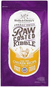 Stella & Chewy's Raw Coated Premium Kibble Cat Food – Grain Free, Protein Rich Meals – Cage-Free Chicken Recipe – 10 lb. Bag