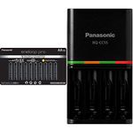 Panasonic eneloop Pro AA High Capacity Ni-MH Pre-Charged Rechargeable Batteries (12 Pack) + Advanced eneloop pro Rechargeable Battery Charger