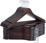 StorageWorks Wooden Coat Hanger, Wo