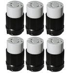 NEMA L14-30C Generator Connectors | 6-Pack | 30 Amp 125/250 Volt L1430C Power Connectors