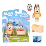 BLUEY Figure 2-Pack Baby Race | 2 Figure Pack with Chilli and Baby with Cradle Accessory