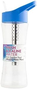 Enviro Products Alkaline Water Bottle with Stainless Steel Alkaline Water Wand, Clear, 700 ml Capacity