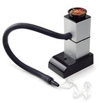 CREATIVECHEF Smoking Gun，Cocktail Smoker Kit，Used Outdoors, Bars, Parties，Aluminum Alloy Material，Golden