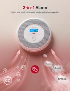 X-Sense Wi-Fi Smoke and CO Alarm 2-Pack – Wireless Smart Detector