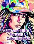 Caps and Girls: Portrait Coloring B