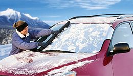 Intro-Tech MA-14-S Custom Fit Windshield Snow Shade for Select Mazda RX-8 Models, Silver