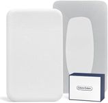 35x20x1.5 Breathable Crib Mattress Protector, Gel Memory Foam Toddler Mattress, Portable Crib Mattress Cover with Sheet for Mini Cribs & Baby Bassinet (Gray)