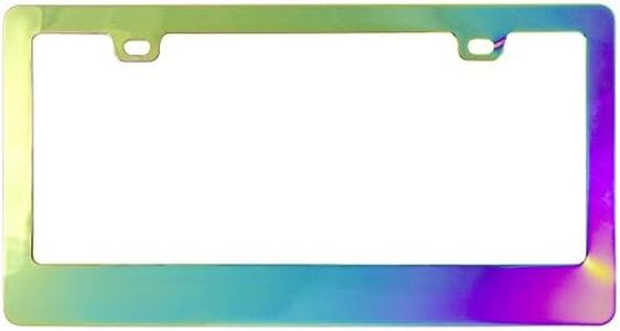 Custom Accessories - 92824 Chameleon Chrome Number Plate Frame