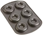 Wilton 2105-1620 Non-Stick 6-Cavity Doughnut Baking Pans, Multipack of 2, Silver