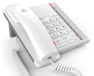 BT Converse 2200 Corded Landline House Phone, 11 Speed Dial Buttons, Handsfree Speakerphone, White