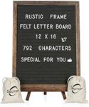 Felt Letter Board with Rustic Vinta