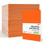 feela 36 Pack Soft Cover Journal Bulk, Lined Blank Travel Journal for Women Men Writing, Notebooks College Ruled for Work, Note Taking Notebook School Business Supplies, 8.2” x 5.5”, A5, Orange