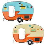 Domemit Caravan Gifts, Bottle Opener Magnetic Fridge, Caravan Accessories Gadgets Kitchen, RV Camper Beer Bottle Opener, Unique Gifts for Campervan Lovers, Men, Women, Couples, Father's Day – 2Pieces