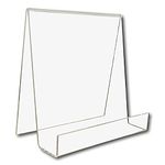 EPOSGEAR XL Extra Large Wide Plastic Acrylic Perspex Book Plate Retail Display Stand Holder - Perfect for Schools, Nurseries, Libraries etc (Clear)