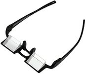 Lazy Glasses Mirror Glasses 90 Degree Glasses for Laying Down Reading (Rectangular, Clear)