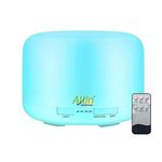 Allin Exporters Aromatherapy Diffuser Essential Oil 4 in 1 to Purify, Ionize, Humidify & Spread Aroma Ultrasonic Humidifier with Timer Cool Mist with 7 Color Changing LED Lights (with Remote)