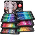 KALOUR Artists Premium Colour Pencil Set In Elegant Tin Box -180 Colour Pencil 3 Mm Soft Core Pencil, Ink black