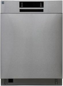 Kenmore 22-14585 24" Built-In Dishwasher - UltraWash, SmartWash, Sanitize Rinse, SmartDry, and Leak Detection - 14 Place Settings - 57 DBA - ENERGY STAR Certified - 24" - Stainless Steel