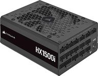 Corsair HX1500i Fully Modular Ultra-Low Noise ATX Power Supply - ATX 3.0 & PCIe 5.0 Compliant - Fluid Dynamic Bearing Fan - CORSAIR iCUE Software Compatible - 80 Plus Platinum Efficiency - Black