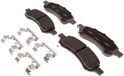 ACDelco Silver 14D1169ACHF1 Ceramic Front Disc Brake Pad Set with Clips