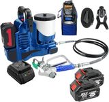 Handheld Airless Sprayer, Cordless Quick Shot Paint Sprayer, 20V Portable Paint Machine with 6 Adjustable Flow Rates for Latex Paint, House Walls, Fences, Gardens, and Metal