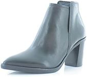 Dolce Vita Womens Spade Zipper Leather Ankle Boots Black 10 Medium (B,M)