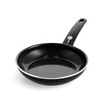 GreenPan Cambridge Healthy Ceramic Nonstick 20 cm Frying Pan Skillet, PFAS Free, For all hobs including Induction, Oven Safe up to 160°C, Black