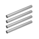 POWERTEC 71473 Hardened Steel Dowel Pins 3/8 Inch | Heat Treated and Precisely Shaped for Accurate Alignment – 4 Pack