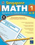 Singapore Math 2nd Grade Math Workbook, Addition, Subtraction, Multiplication and More for Homeschool or Classroom (Singapore Math, Level 1 A & B)