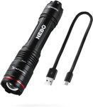 NEBO Redline X 1800 Lumen Rechargeable LED Flashlight, Black