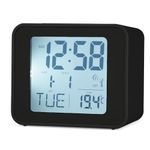 Acctim 71893 Cole Radio Controlled Alarm Clock in Black