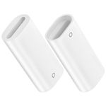 2 Pack Pencil 1st Gen Charger Adapters Compatible with Apple Pencil 1st Generation Female to Female for Lightning Cable Charging Adapters Pencil Charger Connector for iPad Pro Apple Pencil 1st Gen