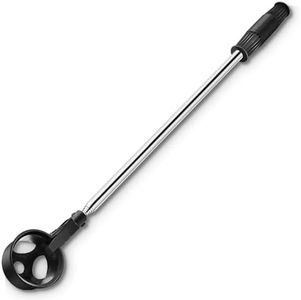 Huakaile Stainless Steel Golf Ball Retriever Telescopic for Water, 78.7" Extendable Golf Ball Grabber with Locking Scoop, Golf Ball Picker Upper Tool Accessories for Golfer Women Men Black (1 Pack)
